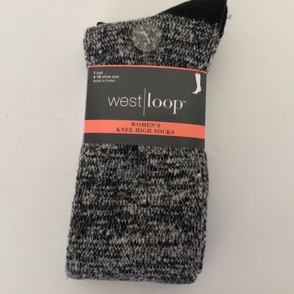 WEST LOOP COZY KNEE HIGH SOCKS NWT - Picture 1 of 6